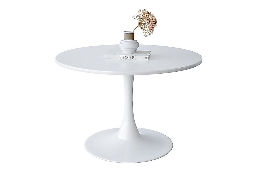 TWSOUL Esstisch Moderner Esstisch Rund, Küchentisch Esszimmertisch Ø 80 günstig online kaufen