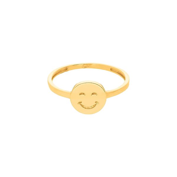 Suzan Gold Goldring Smiley Ring, Gelbgold günstig online kaufen