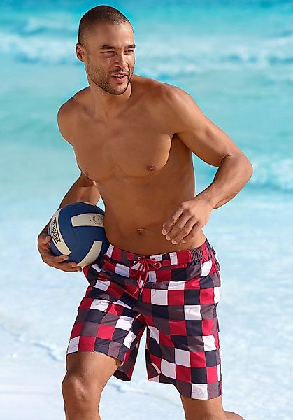 Buffalo Badeshorts im trendigen Karo-Design günstig online kaufen