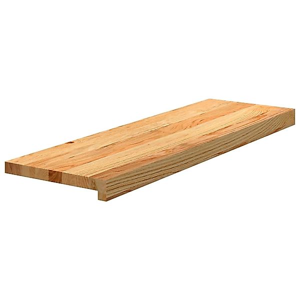 vidaXL Treppenstufen 20 Stk Hellbraun 80x30x2 cm Massivholz Eiche 3283008 günstig online kaufen