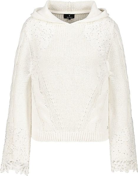 Monari Rundhalspullover 809124 Spitzenapplikation im Cornelly-Design günstig online kaufen