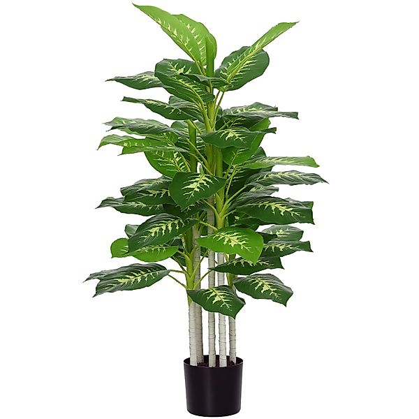 HOMCOM Künstliche Dieffenbachie Groß 120 cm günstig online kaufen