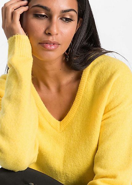 bonprix Strickpullover "Oversize-Strick-Pullover" aus weichem Material, mit günstig online kaufen