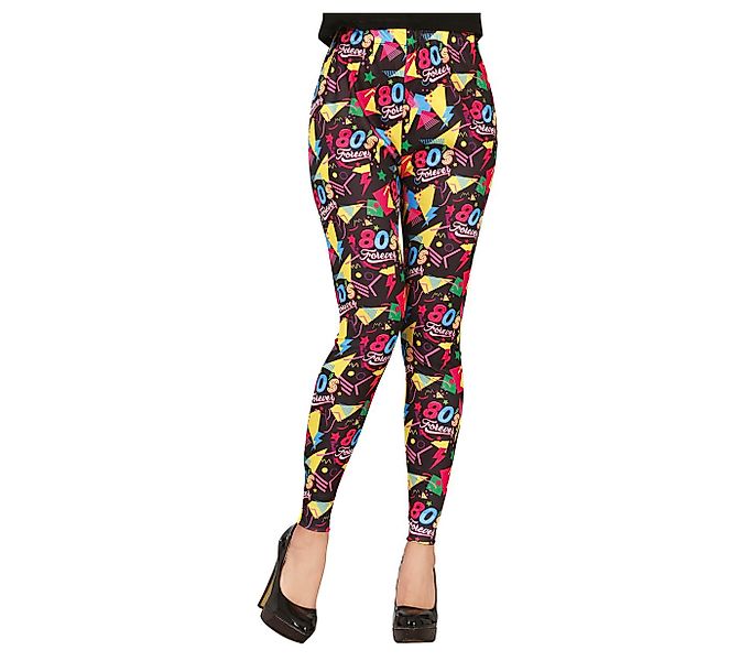 Fiestas Guirca Kostüm, 80s Retro Leggings Vintage Look Karneval Kostüm Pop günstig online kaufen