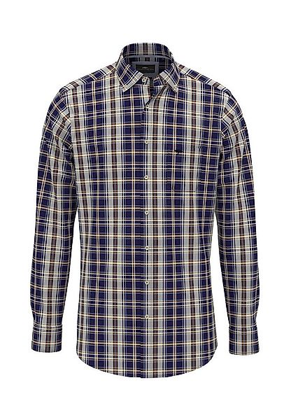 FYNCH-HATTON Karohemd mit Logo-Detail auf der Brusttasche günstig online kaufen