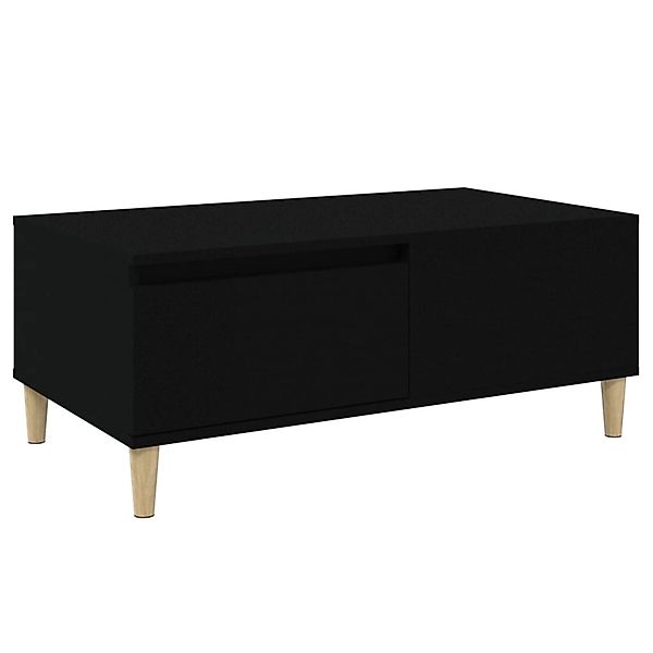 vidaXL Couchtisch Schwarz 90x50x36,5 cm Holzwerkstoff Modell 12 günstig online kaufen