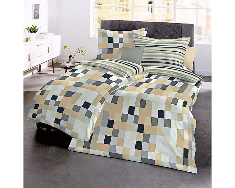 JACK Wendebettwäsche JACK by Fleuresse 135x200cm 4 tlg Renforce Bettwäsche günstig online kaufen