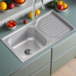 Mucola Edelstahlspüle Edelstahlspüle Spülbecken Einbauspüle Küchenspüle günstig online kaufen