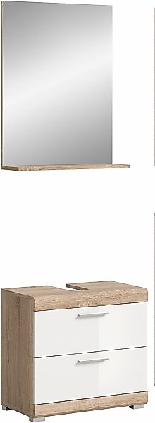 welltime Badmöbel-Set "Siena, 2 teilig, bestehend aus: Waschbeckenunterschr günstig online kaufen