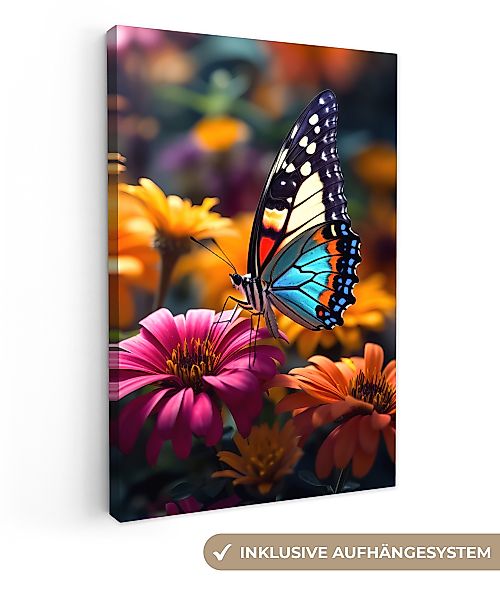 OneMillionCanvasses® Leinwandbild Schmetterling - Tier - günstig online kaufen