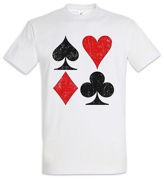 Urban Backwoods Print-Shirt Card Symbols Herren T-Shirt Ace Spades Poker Ca günstig online kaufen