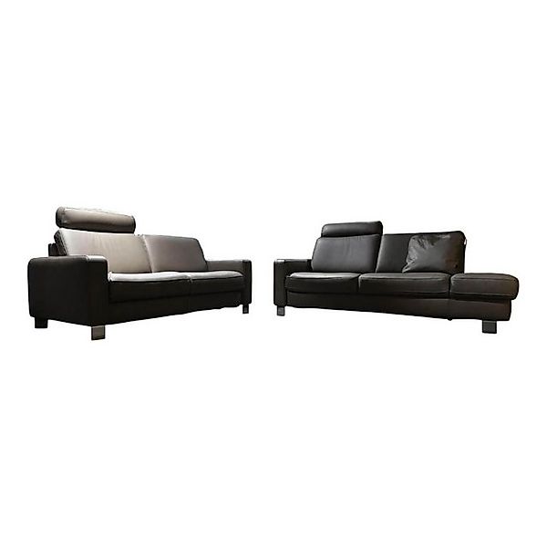 HUKLA Polstergarnitur Polstergruppe VS HU1064 Leder F2 Bezug 58 Vivre Greys günstig online kaufen