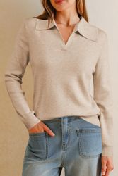 Arach&Cloz Poloshirt Arach&Cloz Damen Poloshirts Langarmshir günstig online kaufen