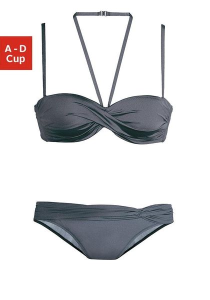 LASCANA Bügel-Bandeau-Bikini mit verschiedenen Trägervarianten günstig online kaufen
