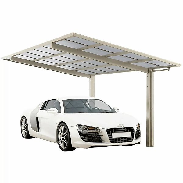 Ximax Alu Carport Linea Typ 60 Edelstahl-Look XL 302 x 495 cm Sonderfertigu günstig online kaufen