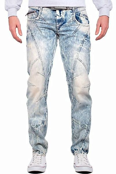 Cipo & Baxx 5-Pocket-Jeans Hose BA-C0894A W31/L34 (1-tlg) mit Verzierungen günstig online kaufen