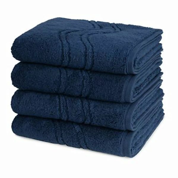 Ross 4 X Handtuch - im Set Cashmere feeling Handtücher blau günstig online kaufen