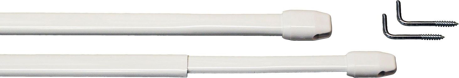 indeko Scheibenstange "Scheibenstange ausziehbar 1-läufig, 2 Stück" Ø 11 mm günstig online kaufen