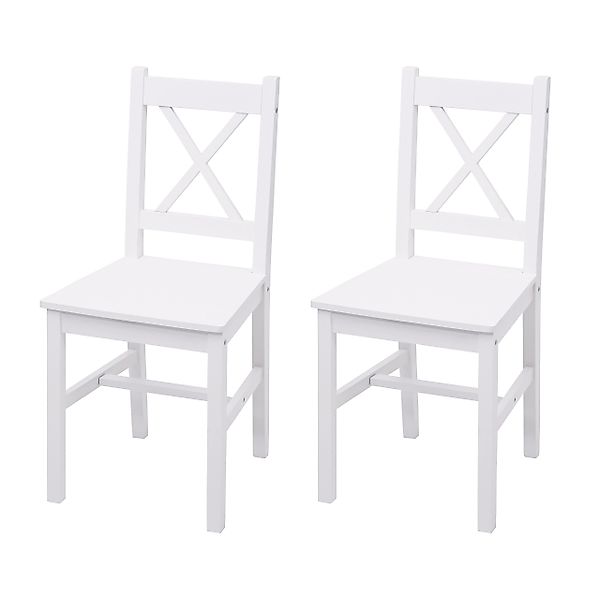 MCW Esszimmerstuhl F77 2er-Set Weiß günstig online kaufen