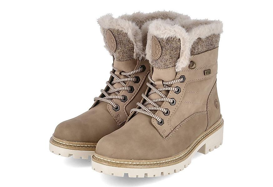 Remonte Remonte D0B81-20 Damen Textil & Synthetik beige Winterstiefel günstig online kaufen
