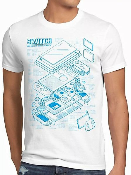 style3 T-Shirt Switch Blaupause pro gamer konsole zelda link nintendo switc günstig online kaufen