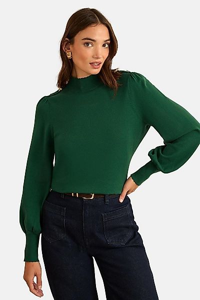 Love & Roses Stehkragenpullover Love & Roses Feinstrickpullover, Regular (1 günstig online kaufen