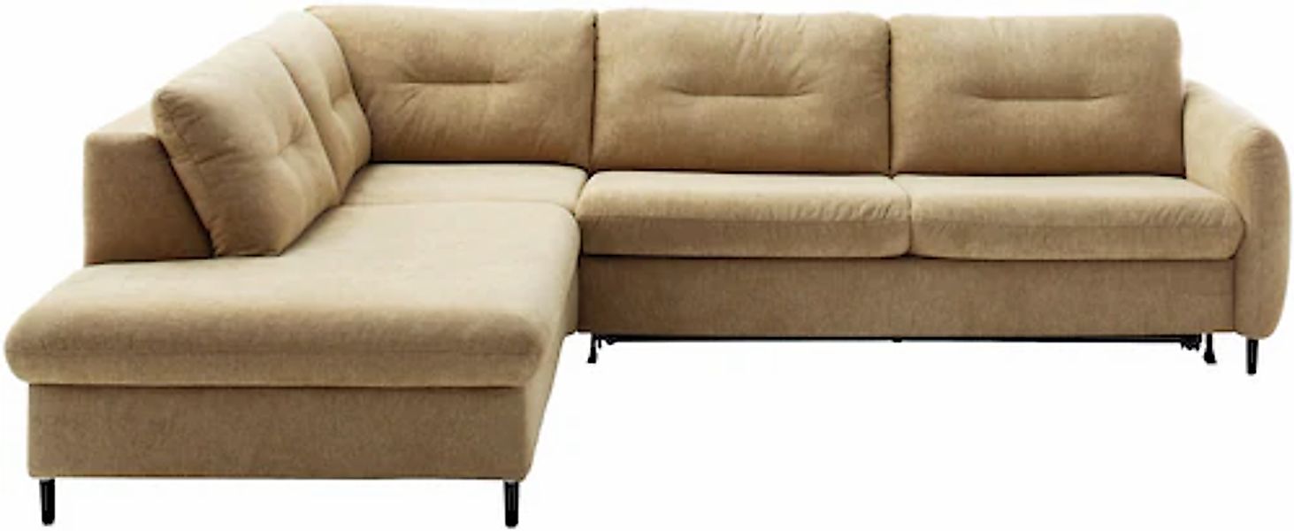 Home affaire Ecksofa »Clevina, L-Form mit Kaltschaummatratze« günstig online kaufen