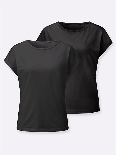 Casual Looks Rundhalsshirt "2er-Pack Shirts" 2 tlg. günstig online kaufen
