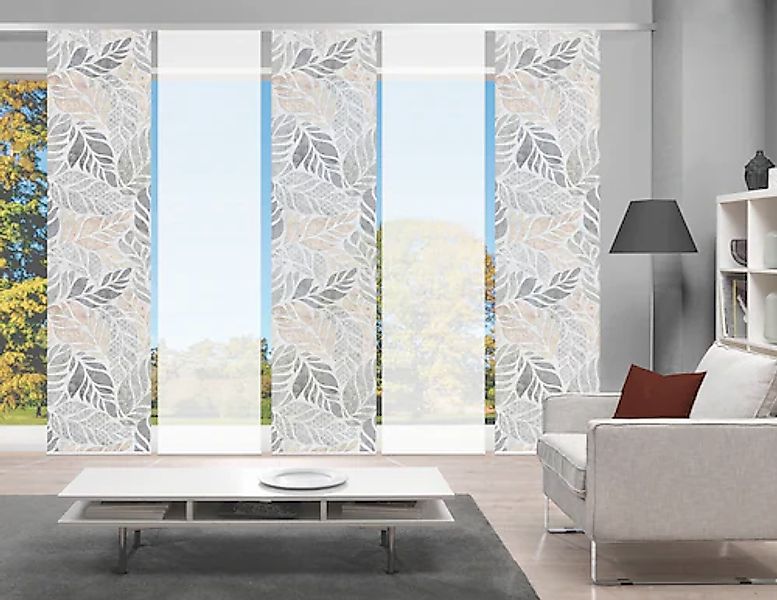 Vision S Schiebegardine »LISIO 5er SET« Paneelwagen 5 Stk. tlg. Schiebevorh günstig online kaufen