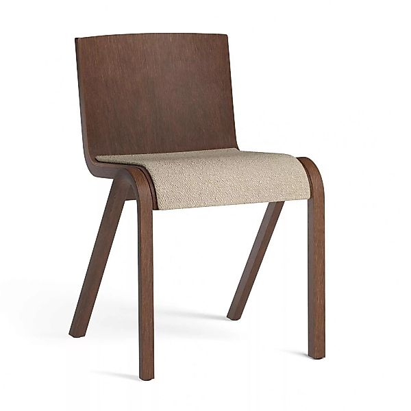 Menu - Ready Stuhl Sitz gepolstert - natur/Stoff Menu Bouclé 02/BxHxT 47.5x günstig online kaufen