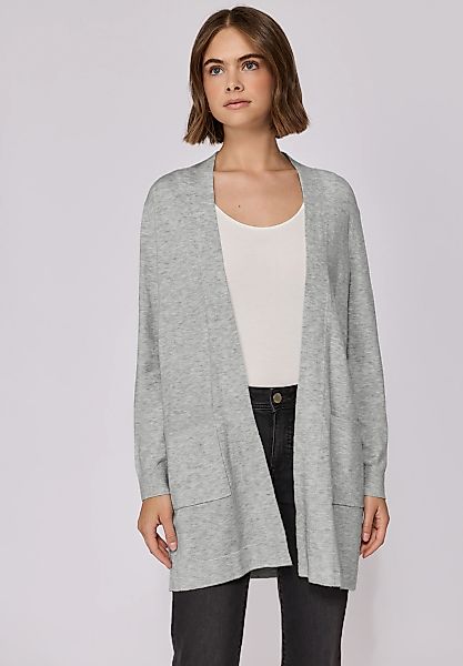 STREET ONE STUDIO Longstrickjacke, aus softem Materialmix günstig online kaufen