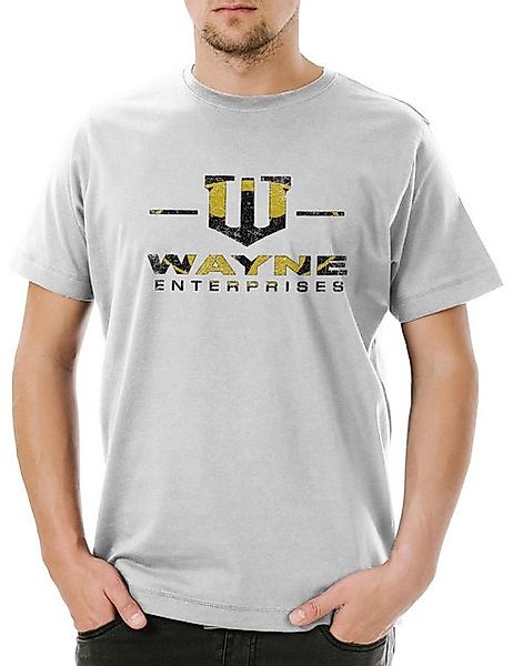 Urban Backwoods Print-Shirt Wayne Enterprises Logo Herren T-Shirt Symbol Ba günstig online kaufen