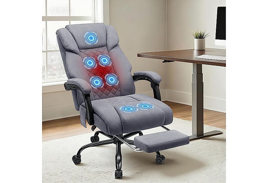 Insma Gaming-Stuhl (bis 180kg), Massage-Bürostuhl mit Heizfunktion, hoher R günstig online kaufen