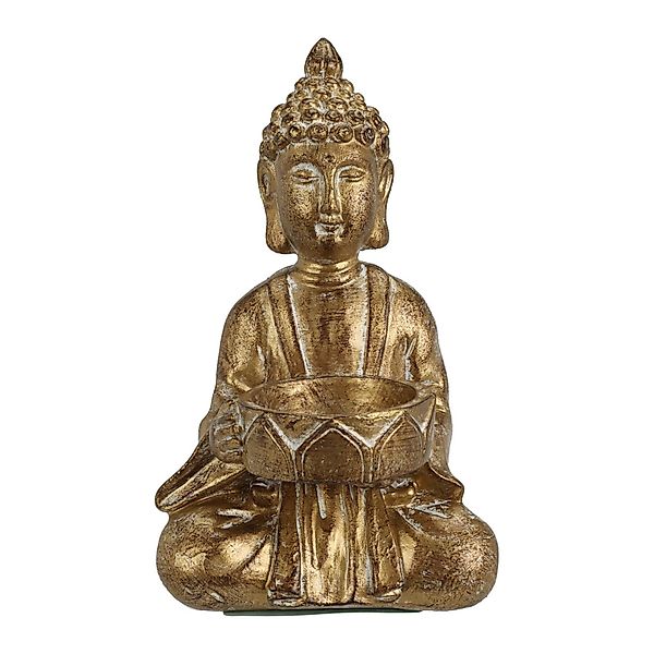 HAC24 Teelichthalter Buddha Figur Teelicht Halter günstig online kaufen