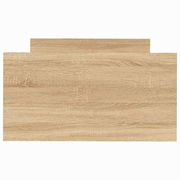 furnicato Bettgestell ohne Matratze Sonoma-Eiche 75x190 cm Holzwerkstoff (1 günstig online kaufen