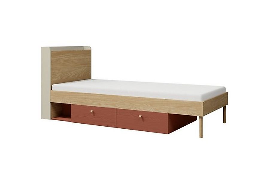 Deine Möbel 24 Kinderbett YOGI 13 Jugendbett Einzellbett Bett 90x200 cm (Se günstig online kaufen