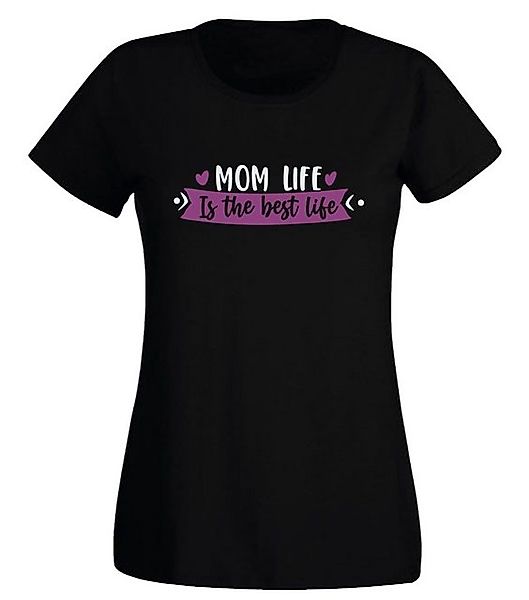 G-graphics T-Shirt Damen T-Shirt - Mom life is the best life mit trendigem günstig online kaufen
