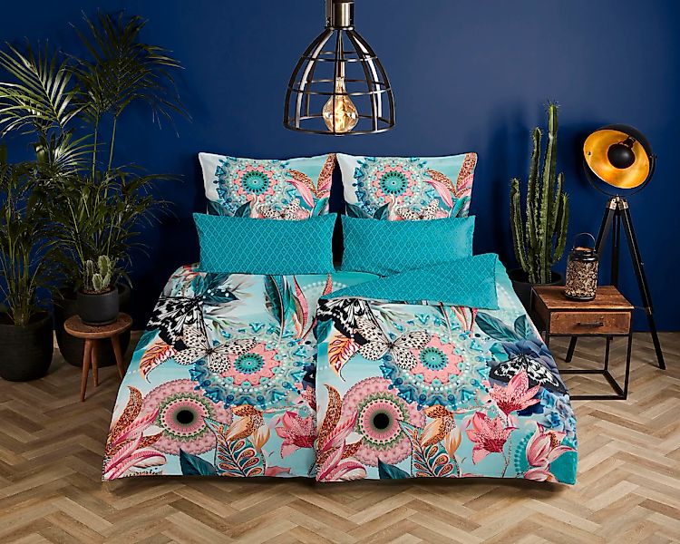 hip Wendebettwäsche "MAXIMILIAN" 2 Stk. Mako-Satin, 135x200, Reißverschluss günstig online kaufen