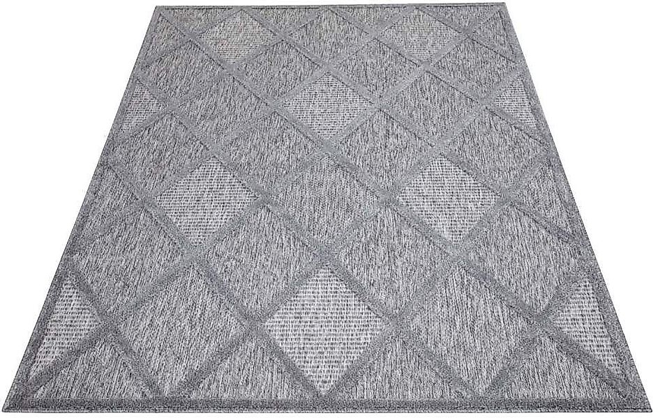 Carpet City Teppich »In-& Outdoorteppich Santorini 450, 3D-Effekt, Gestreif günstig online kaufen