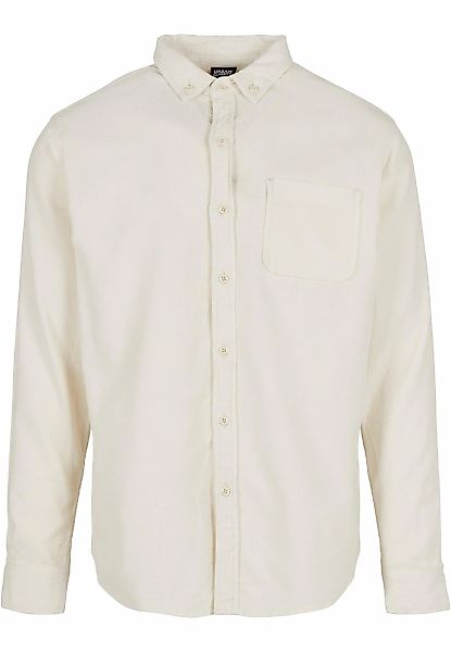 URBAN CLASSICS Langarmhemd "Urban Classics Herren Corduroy Shirt" 1 Stk. günstig online kaufen