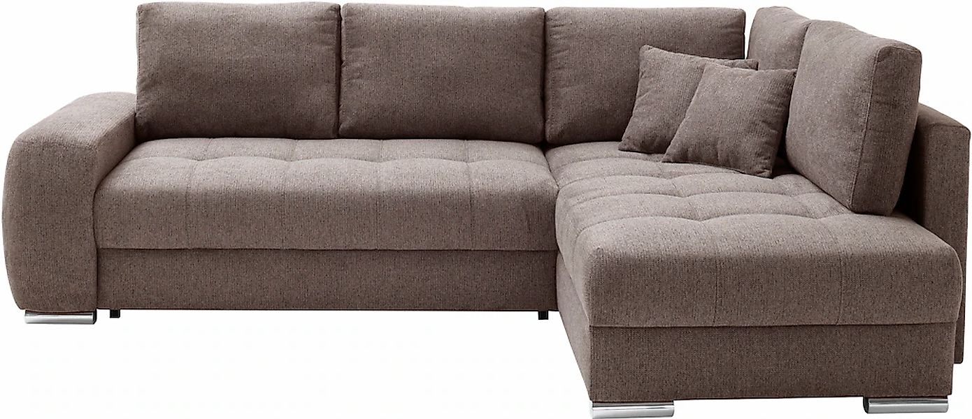 Mr. Couch Ecksofa "Mykonos, L-Form, Dauerschläfer" Mit Boxpring-Taschenfede günstig online kaufen
