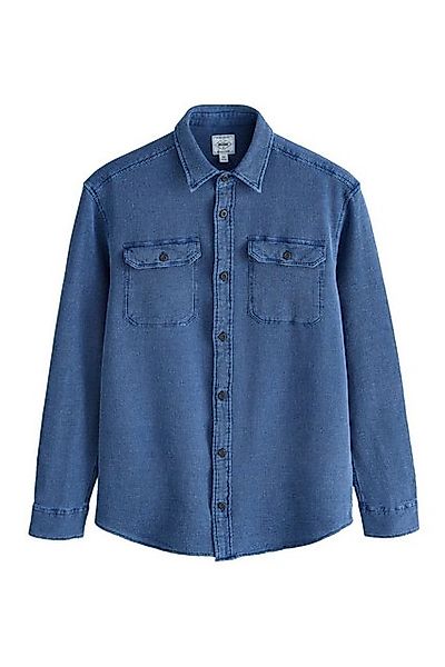 Next Jeanshemd Denimhemd mit kurzen Ärmeln und zwei Taschen (1-tlg) günstig online kaufen
