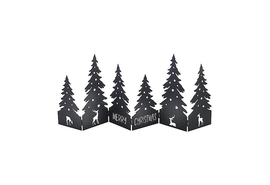 Kobolo Weihnachtsfigur Dekoobjekt Aufsteller MERRY CHRISTMAS (schwarz) günstig online kaufen