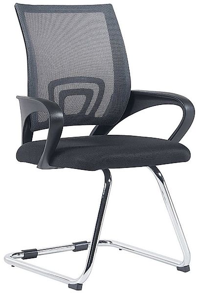 CLP Besucherstuhl Eureka, Freischwinger mit Stoff- und Netzbezug günstig online kaufen