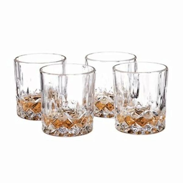 relaxdays Whisky Gläser 4er Set transparent günstig online kaufen