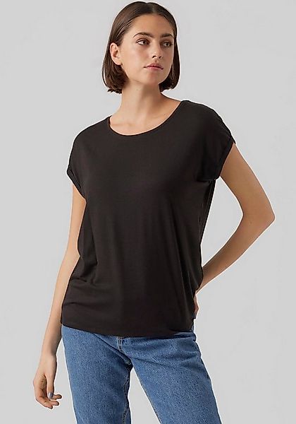 Vero Moda Rundhalsshirt VMAVA PLAIN SS TOP GAJRS NOOS günstig online kaufen