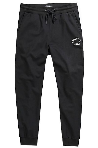 Men Plus Sweathose Men+ Jogginghose Print Modern Fit Elastikbund günstig online kaufen