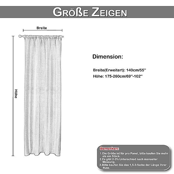 BTTO V&G Gardine Türvorhang,Verdunkelungsvorhang,Thermo Vorhang,Eingedickt, günstig online kaufen
