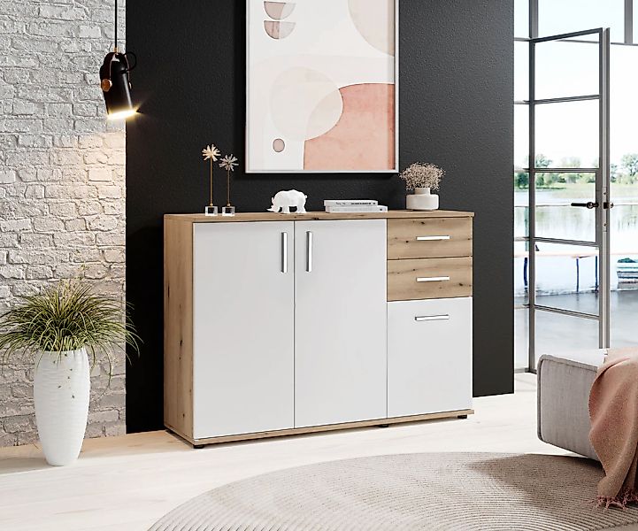 HBZ Kommode "BC-Drift-2, Sideboard Stellmaß BxHxT 120x84x35 cm", (1 St.), K günstig online kaufen