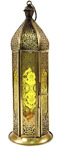 Guru-Shop Kerzenlaterne Orientalische Metall/Glas Laterne in.. günstig online kaufen